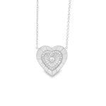 Load image into Gallery viewer, Gold-Brushed Radiant Heart Necklace