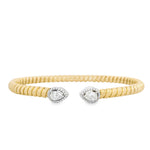 Load image into Gallery viewer, Twin Pear Diamond Bangle