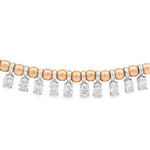 Load image into Gallery viewer, Oval Diamonds Bubbly Necklace