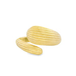 Load image into Gallery viewer, Ribbed Huggie Ring - Large