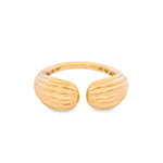 Load image into Gallery viewer, Ribbed Huggie Ring