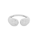 Load image into Gallery viewer, Ribbed Huggie Ring