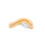 Load image into Gallery viewer, Marquise Ripple Ring