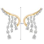 Load image into Gallery viewer, Diamond Cascade Earrings
