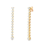 Load image into Gallery viewer, Linked Diamonds Earrings