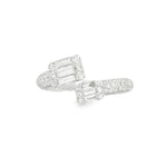 Load image into Gallery viewer, Baguette-Illusion Abstract Ring