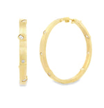 Load image into Gallery viewer, Scattered Diamonds Hoops