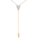 Load image into Gallery viewer, Heartline Lariat Necklace