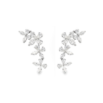 Load image into Gallery viewer, Diamond Vine Earrings