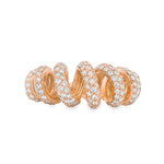 Load image into Gallery viewer, Diamond Twist Ring