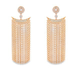 Load image into Gallery viewer, Diamond Fringe Earrings