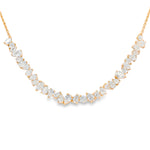 Load image into Gallery viewer, Irregular Diamond Pears Necklace