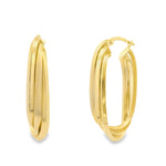 Load image into Gallery viewer, Golden Flow Hoops