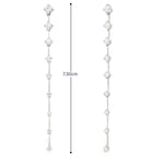 Load image into Gallery viewer, Off-the-Line Diamond Earrings