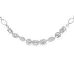 Load image into Gallery viewer, Multi-Shape Bezel Diamond Necklace