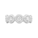 Load image into Gallery viewer, Bezel Round Diamond Eternity Ring