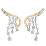 Load image into Gallery viewer, Diamond Cascade Earrings