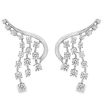 Load image into Gallery viewer, Diamond Cascade Earrings