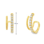 Load image into Gallery viewer, Twin Hoops