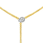 Load image into Gallery viewer, Bubbles & Pear Diamond Lariat