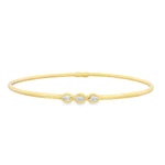 Load image into Gallery viewer, Bezel Dotted Marquise Bracelet
