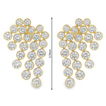 Load image into Gallery viewer, Bezel Radiance Earrings
