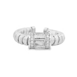 Load image into Gallery viewer, Cluster-Baguette Tubogas Ring