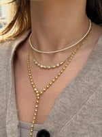 Load image into Gallery viewer, Bubble Lariat Necklace