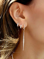 Load image into Gallery viewer, Detachable Diamond Row Earrings
