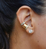 Load image into Gallery viewer, Matte Gold Ear-Cuff