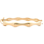 Load image into Gallery viewer, Gold Bamboo Bracelet