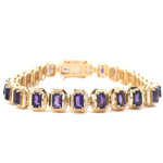 Load image into Gallery viewer, Amethyst Delights Tennis Bracelet
