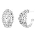Load image into Gallery viewer, Diamond Disco Hoops