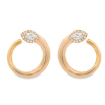 Load image into Gallery viewer, Marquise Twist Earrings