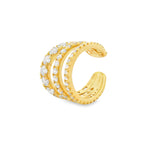 Load image into Gallery viewer, Triple Row Earcuff