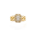Load image into Gallery viewer, Chain Baguette Illusion Ring