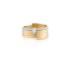 Load image into Gallery viewer, Pear Diamond Band Ring