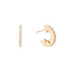 Load image into Gallery viewer, Starey Diamond Hoops (Small Model)