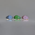 Load image into Gallery viewer, Full Pink Sapphire Pavé Pinky Ring