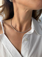 Load image into Gallery viewer, Three-Prong Tennis Necklace
