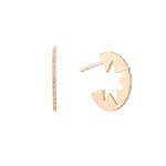 Load image into Gallery viewer, Starey Diamond Hoops (Medium Model)
