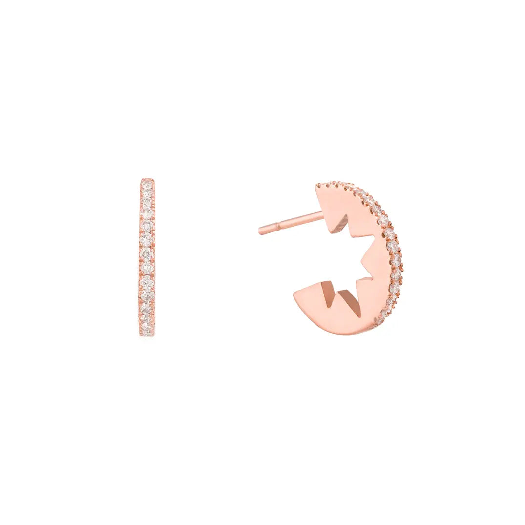 Starey Diamond Hoops (Small Model)