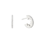 Load image into Gallery viewer, Starey Diamond Hoops (Small Model)
