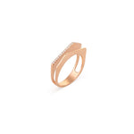 Load image into Gallery viewer, Rooftop Ring with Diamonds
