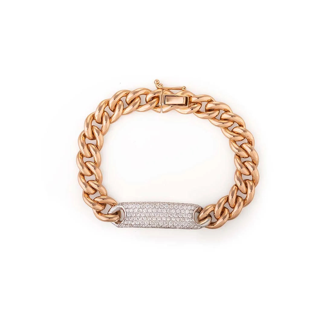 Classic Chain With Pavé Diamonds