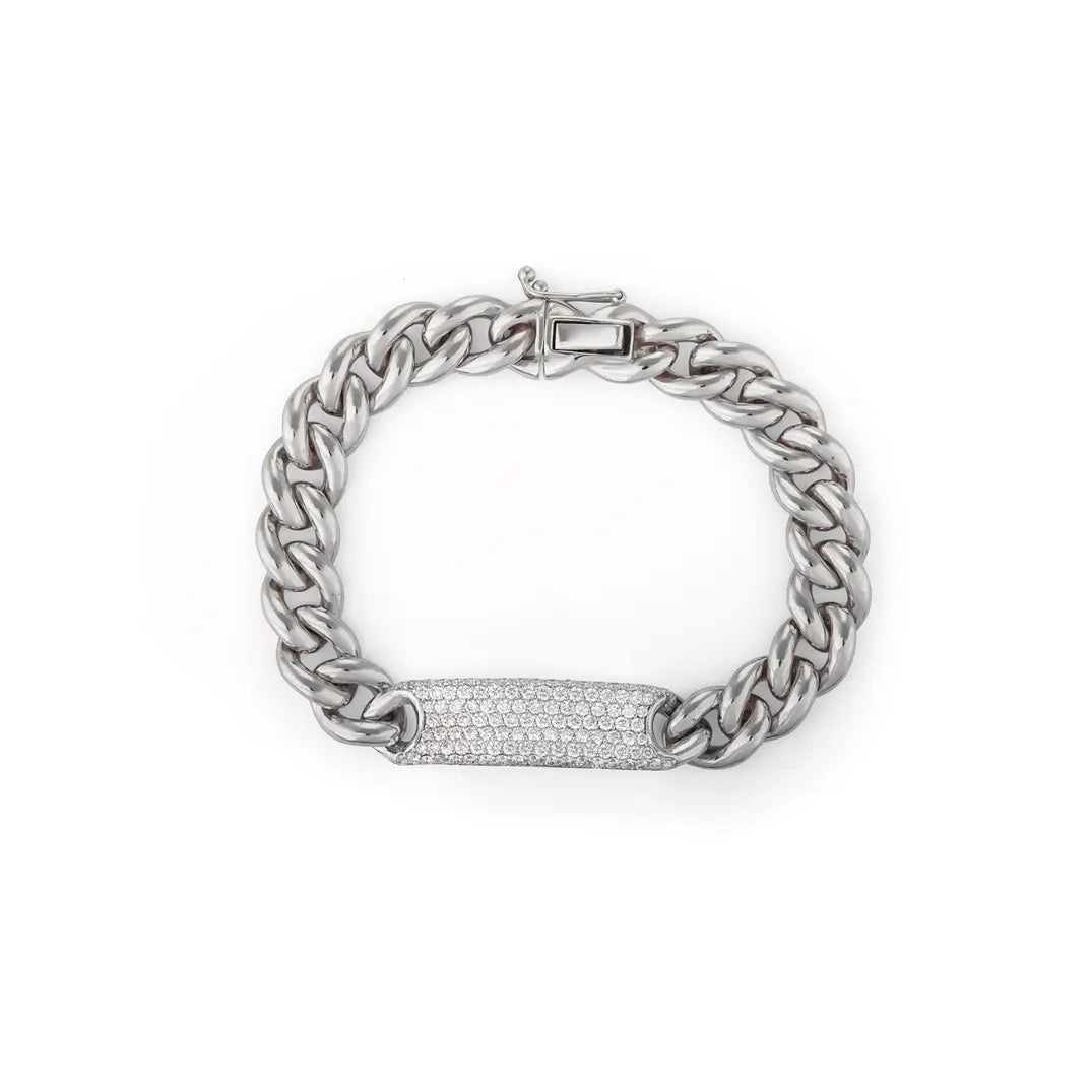 Classic Chain With Pavé Diamonds