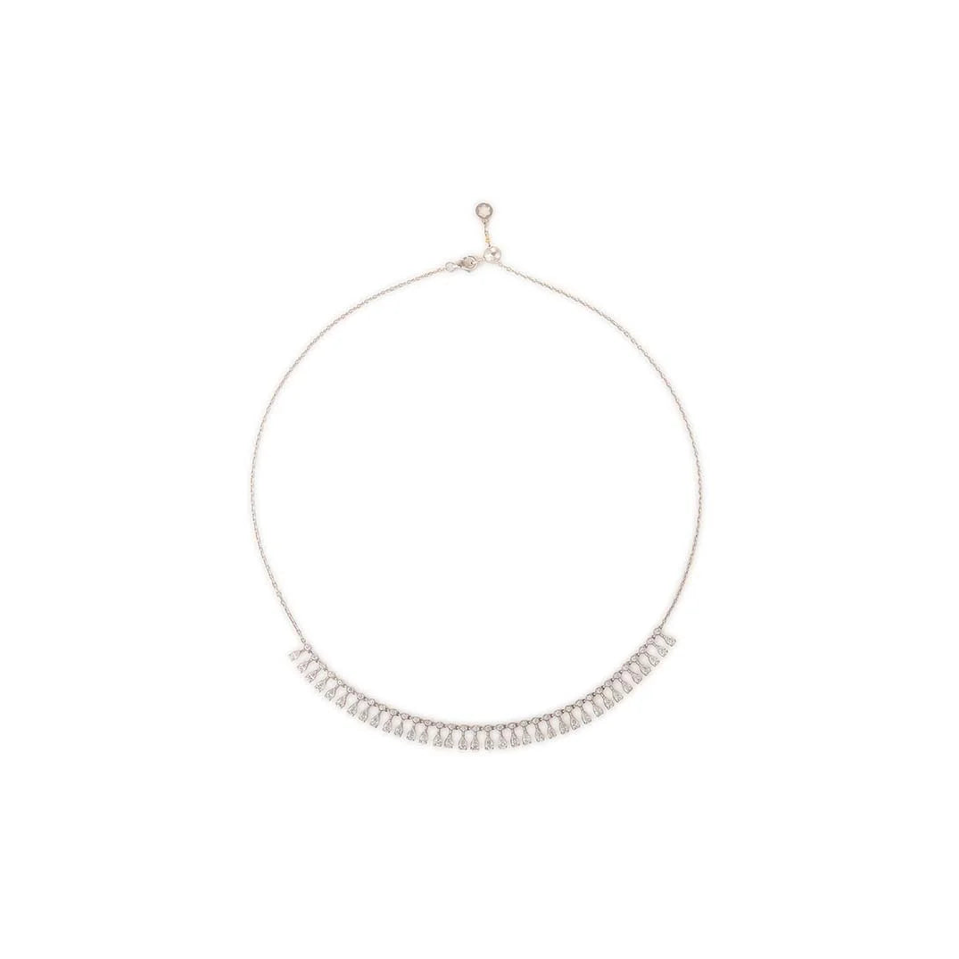 Round & Pear Shape Expandable Necklace