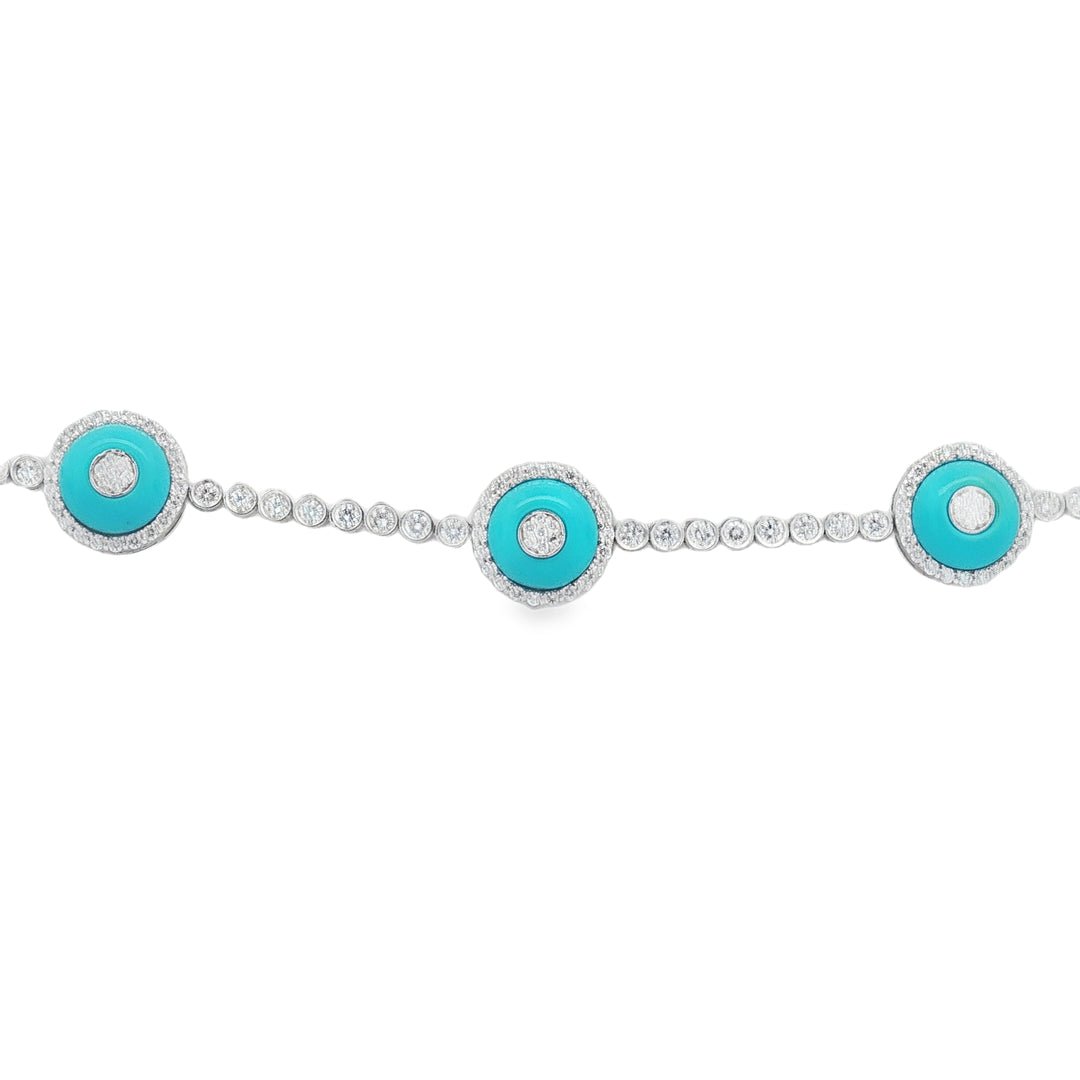 Aqua Bloom Bracelet