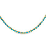 Load image into Gallery viewer, Turquoise Tracks Necklace
