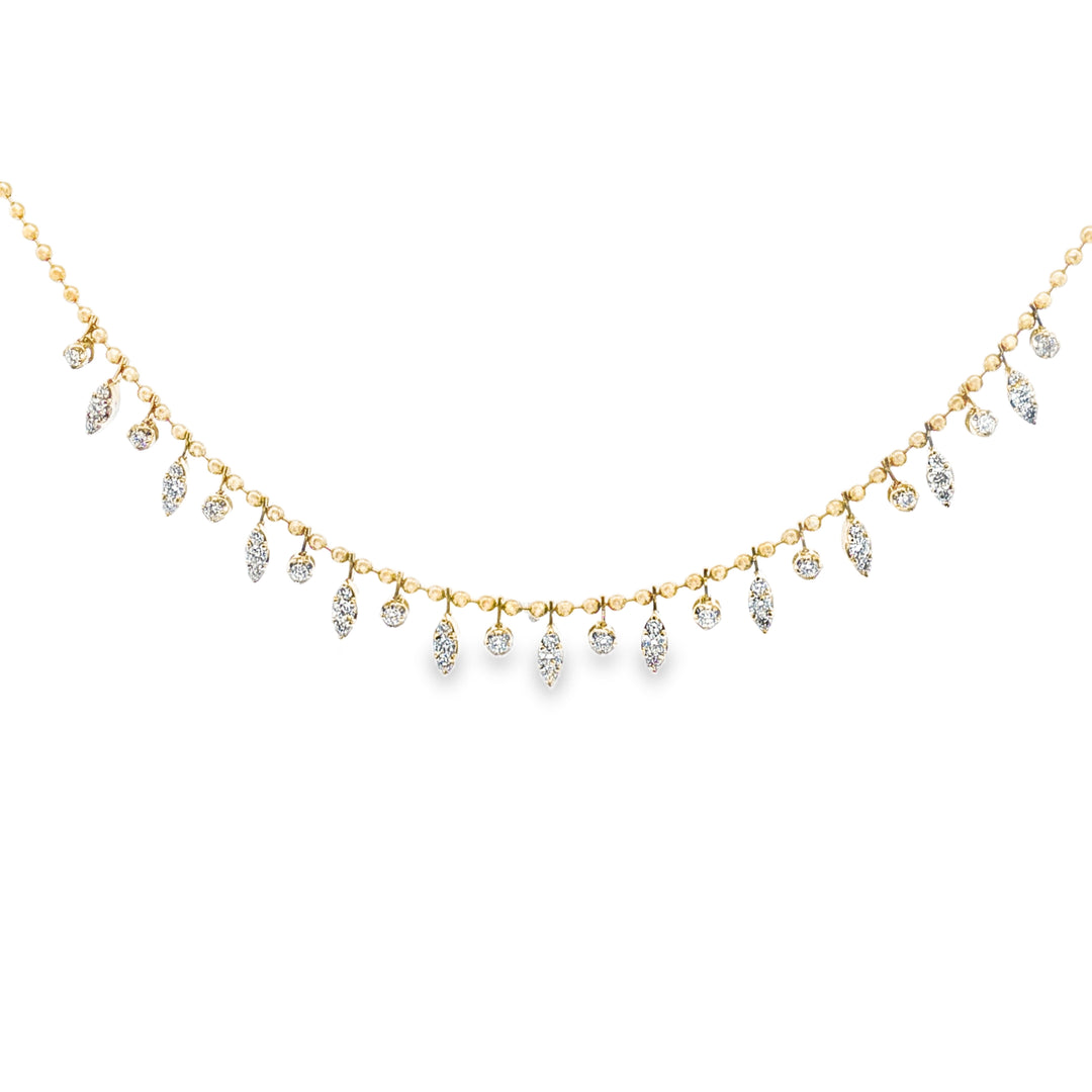Raindrop Diamond Necklace